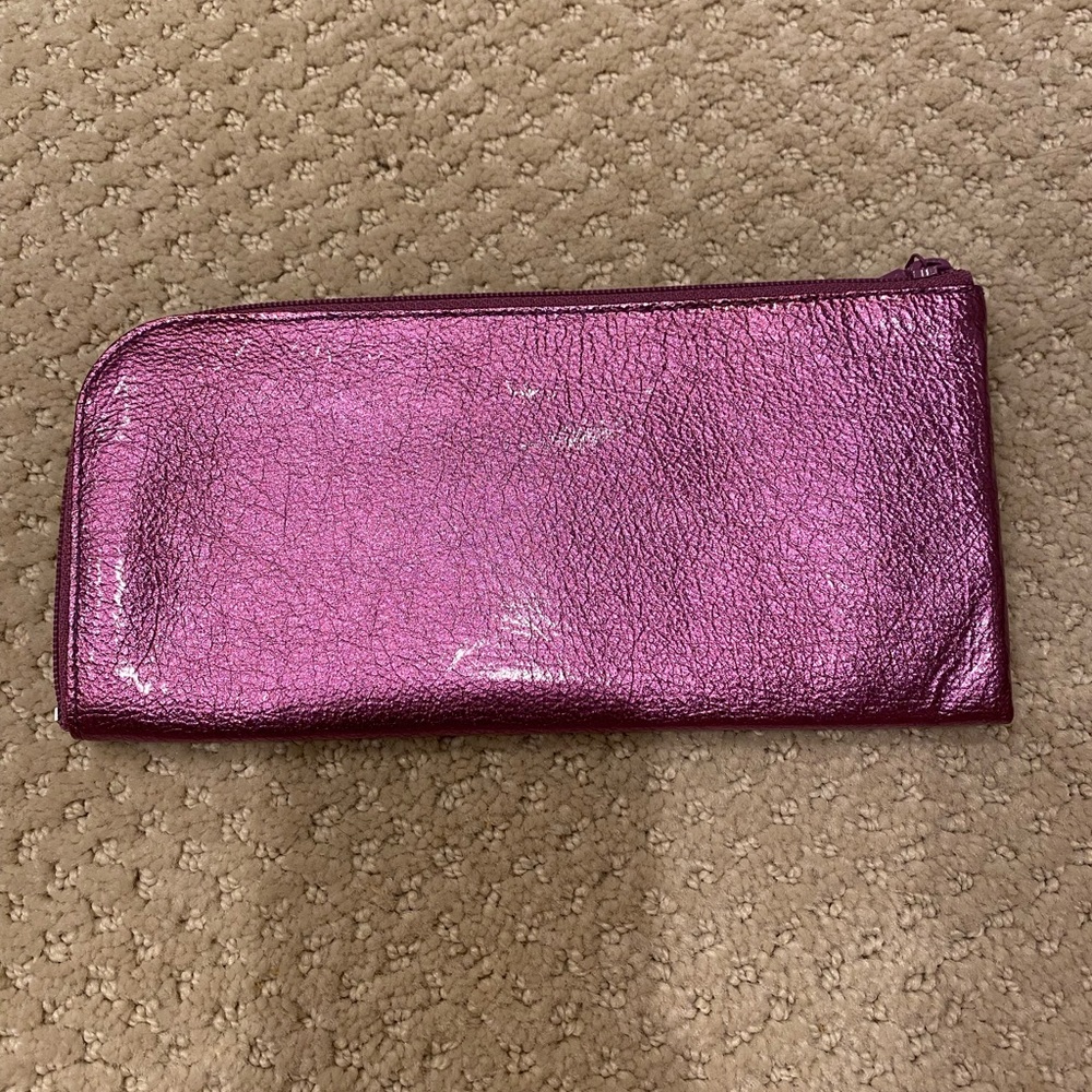 Pink glitter wallet, NWOT